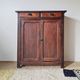 Buffet parisien bois ancien 2 portes panneautées