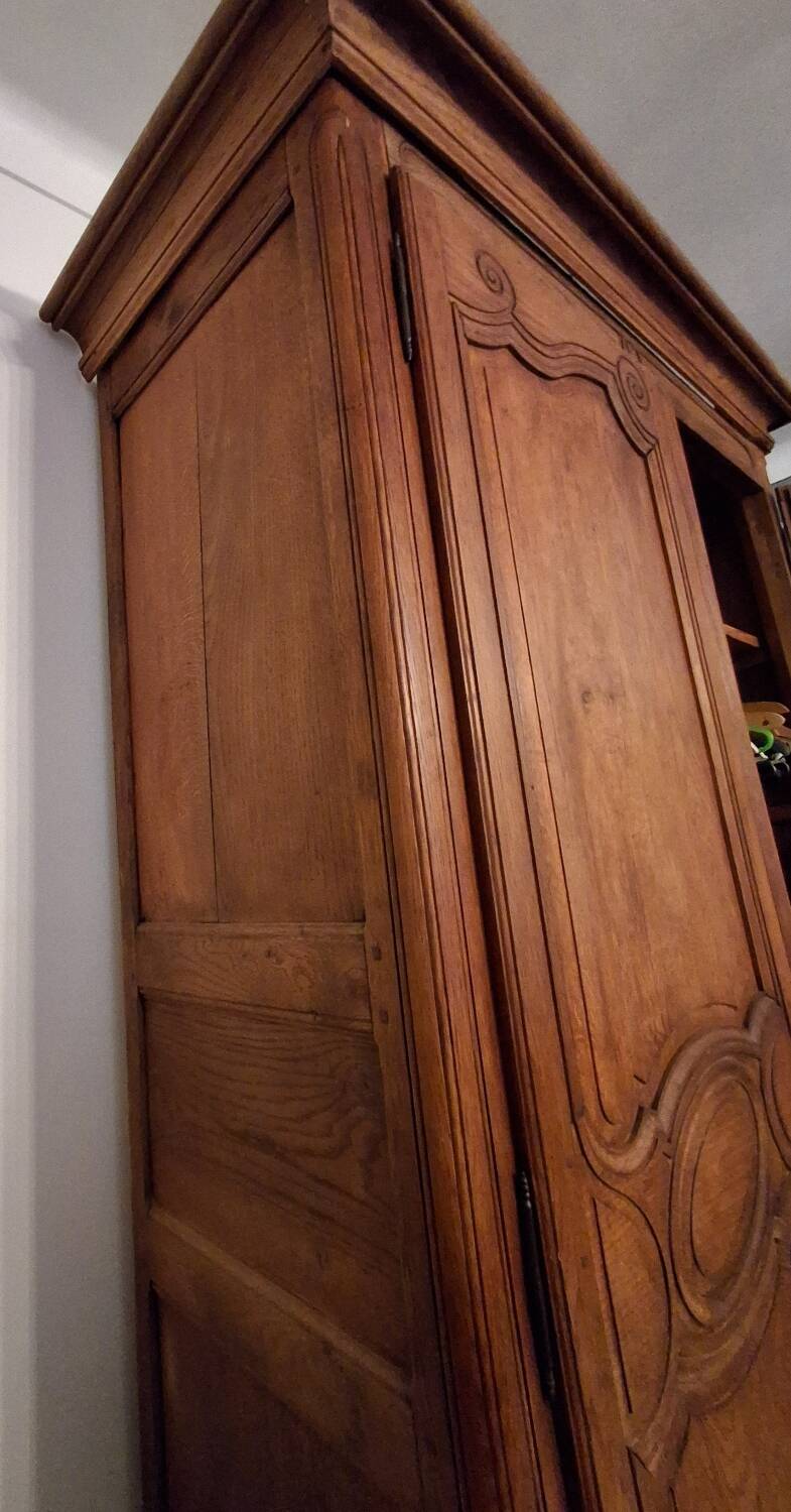 Norman oak stripped wardrobe