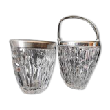 1960 / Cristal d'Arques? / 2 Ice Buckets