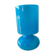 Vintage lamp Ikea Lykta turquoise blue, 90s glass