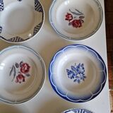 Lot de 12 assiettes creuses ancienne