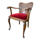 Vintage wooden armchair / single seat / baroque lounge chair
