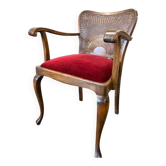 Fauteuil vintage en bois / une place / fauteuil lounge baroque