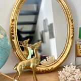 Golden mirror 47x37cm