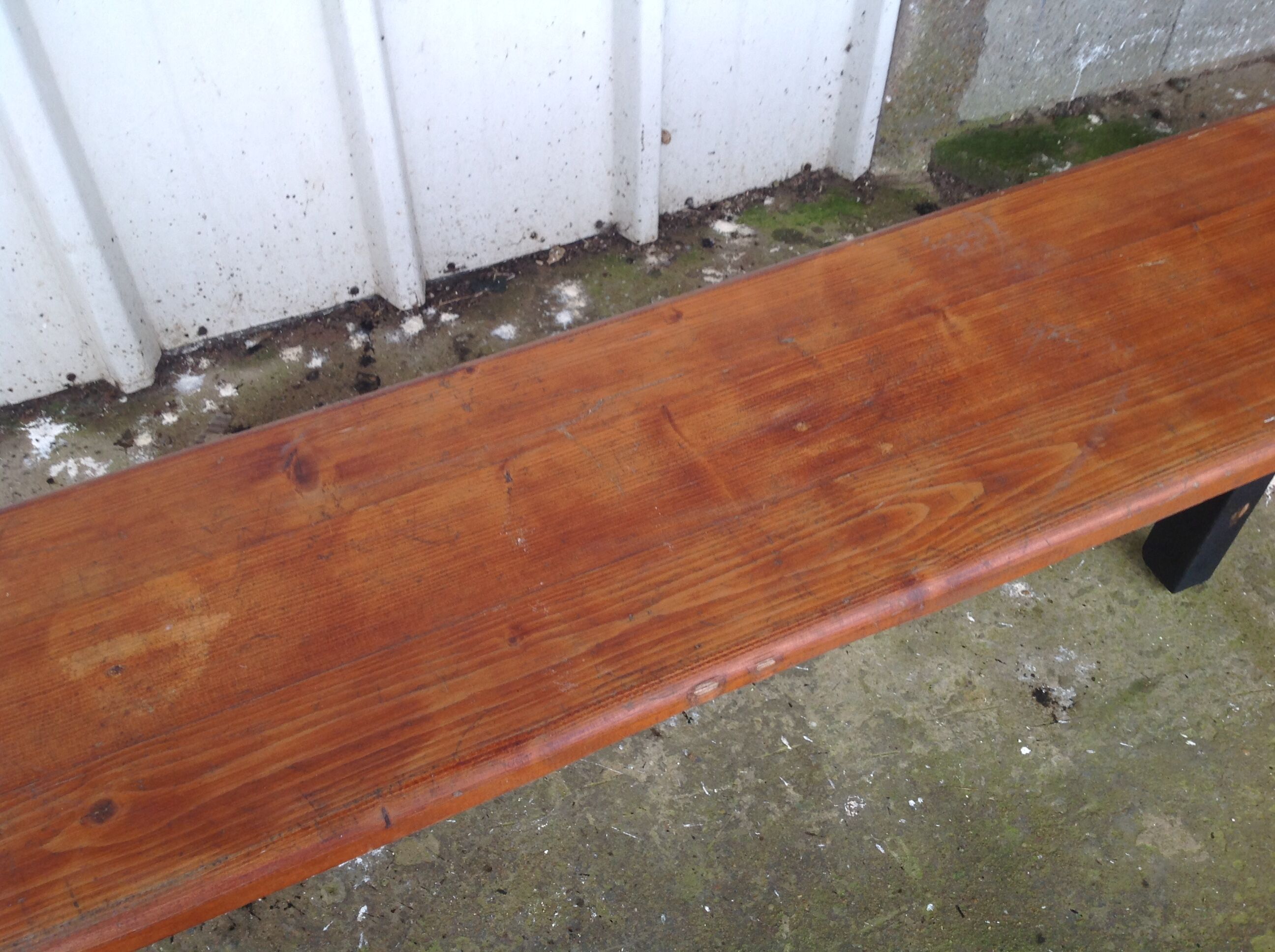 Farm table bench