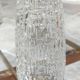 Old modernist chandelier with 6 lights Lunel