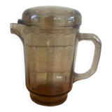 Smoked glass pitcher