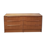 Mid century danish double drawers by Steens