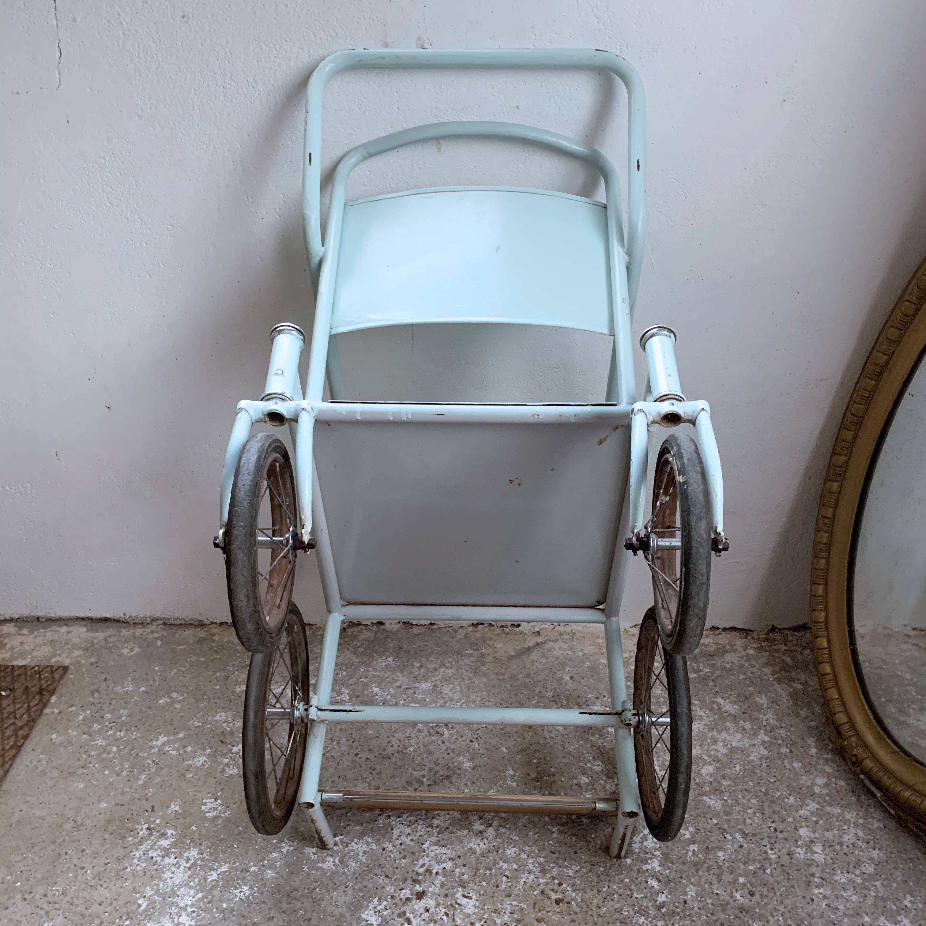 Former hospital wheelchair in the early 20th century