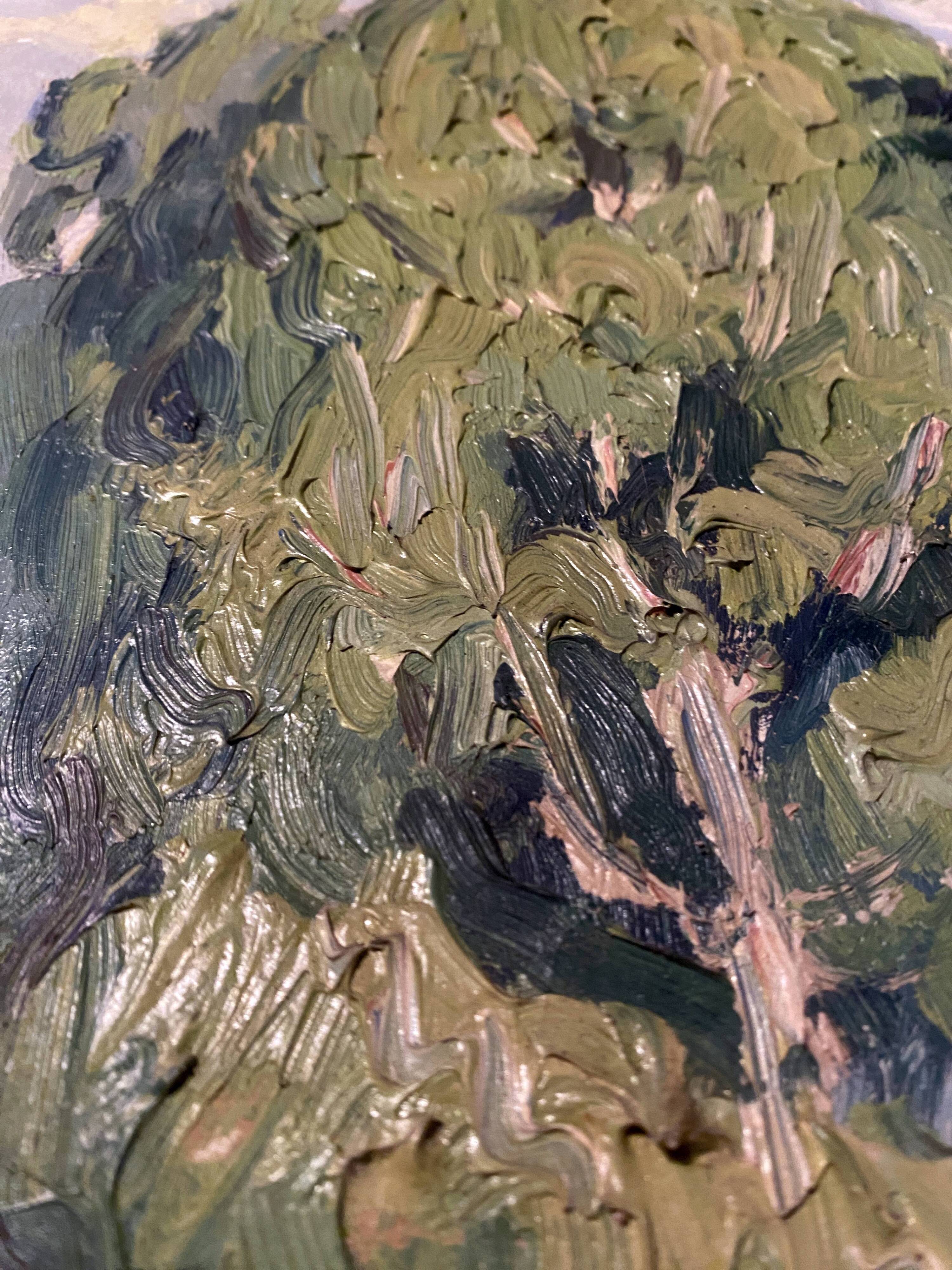 HST painting "The Ballade" by Marcel GAULT (1899-1989) painter from Franche-Comté