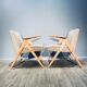 Pair of armchairs "Bunny" Proj. Józef Chierowski "Bunny" 1960'