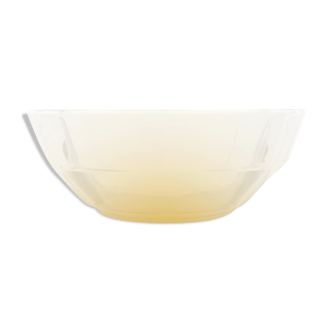 Vintage yellow glass bowl