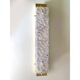 Pair of Gold Wall Sconces with Blue Graniglia Murano Glass