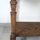 Napoleon III style writing table in oak, turned legs
