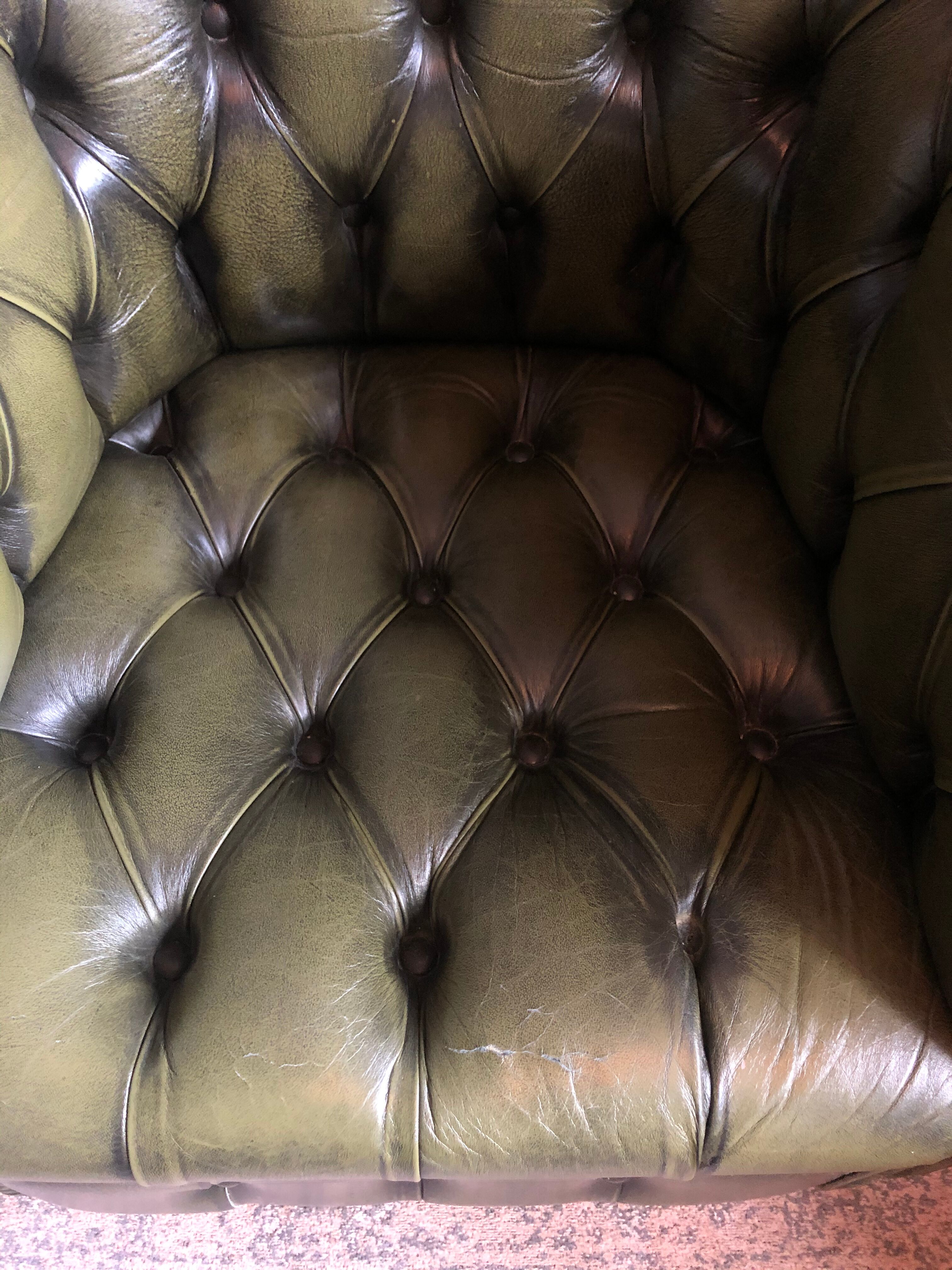 Chesterfield sofa & armchair