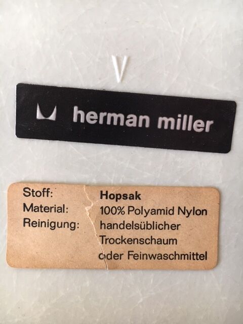 Pair dax armchairs Charles Eames for Herman Miller 1970