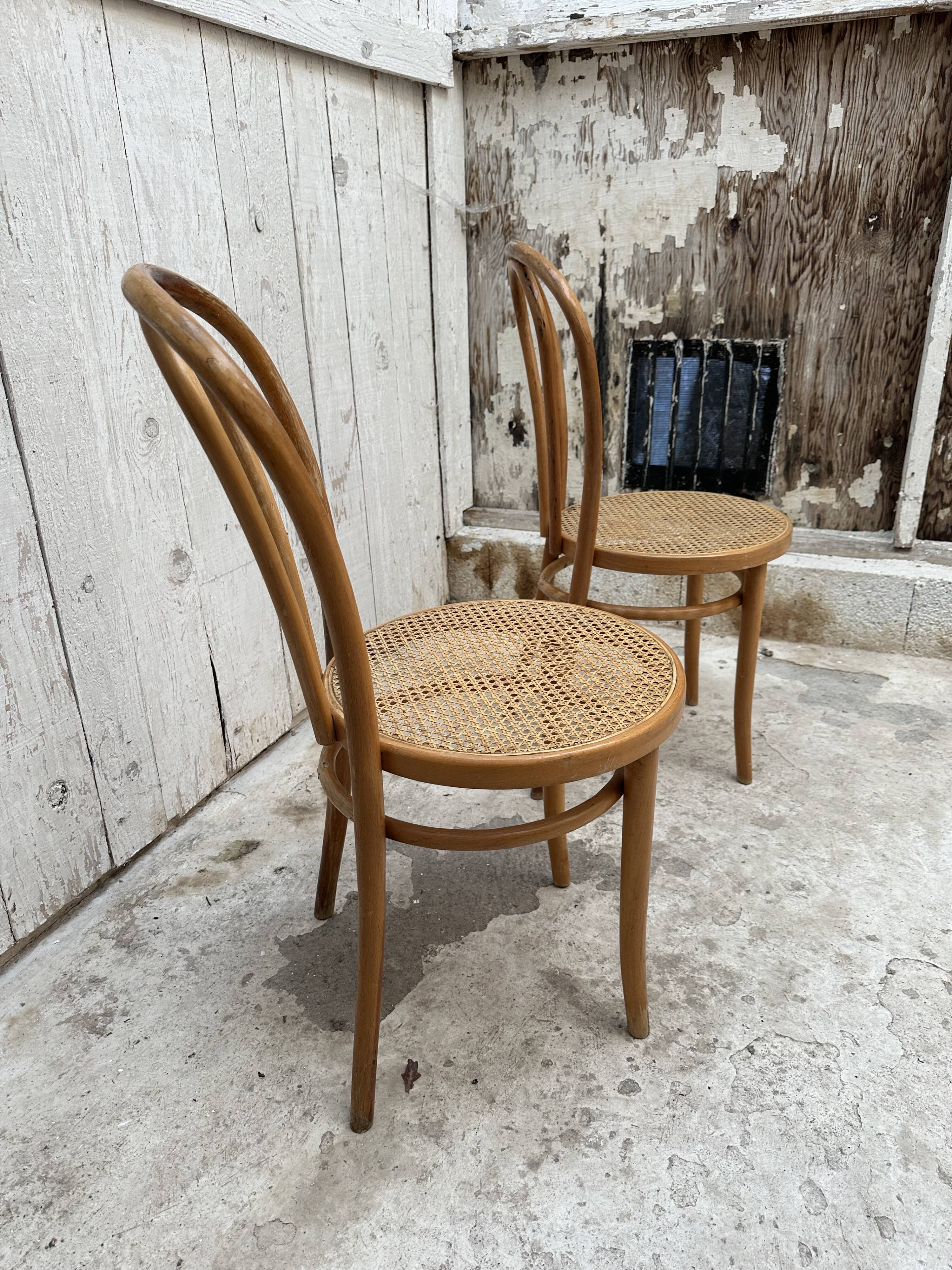 2 bistro chairs