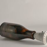 Brown Stoneware Table Lamp by Carl-Harry Stålhane, Designhuset, Sweden 1960s