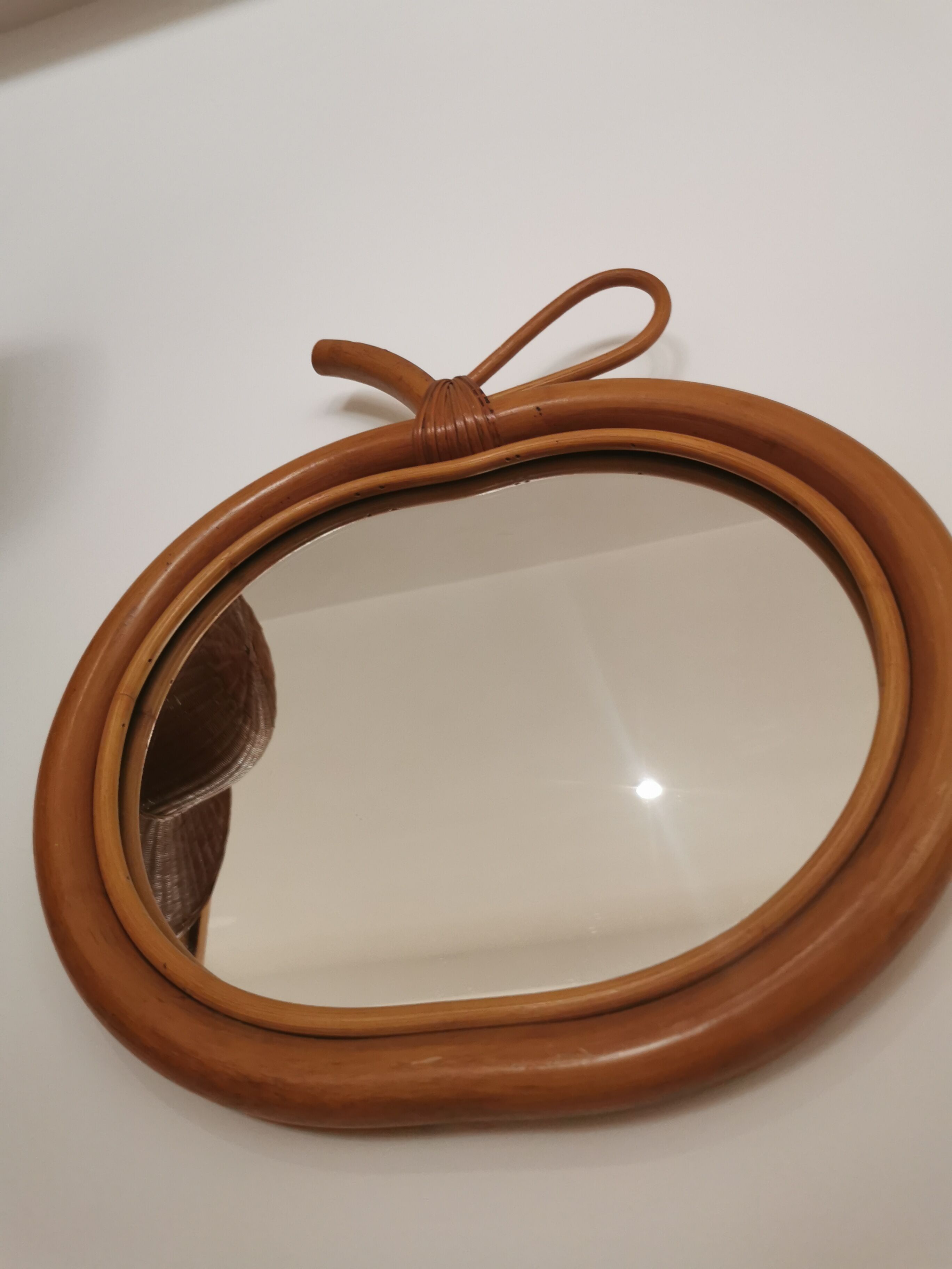 Vintage apple mirror