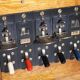 Wooden network telephone centre - vintage 1964