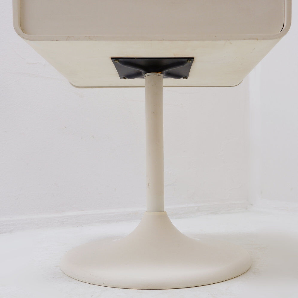 Side table/small bedside table Space Age Tulip Foot by Lusch Product - Germany 1970s