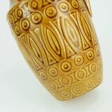 scheurich mid century VASE 1960s decor hellas ochre glaze model 423-25