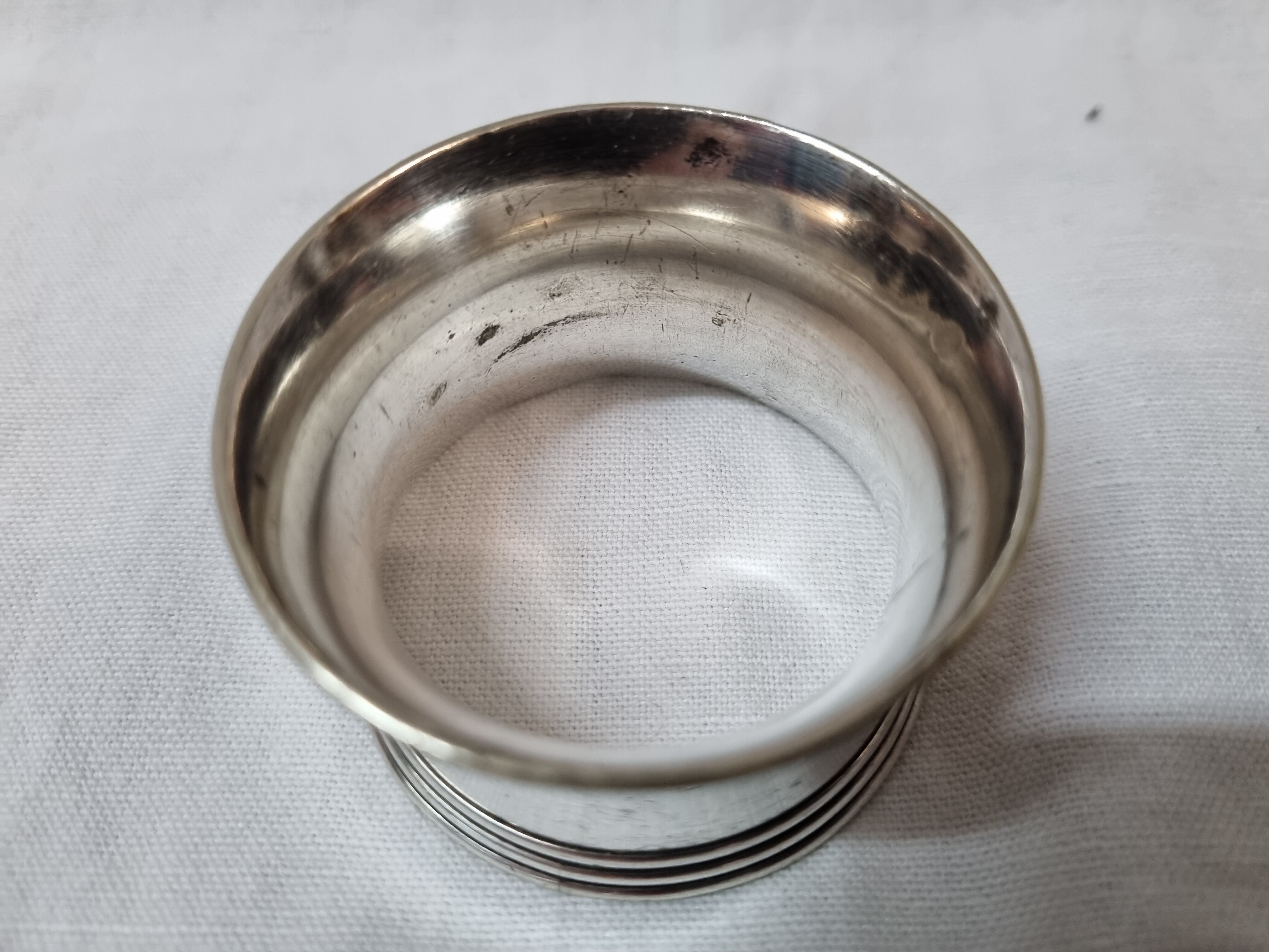 Christofle silver towel ring