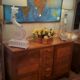 Buffet de sinistré René Gabriel vintage pieds compas