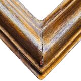 Antique pediment mirror