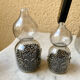 Weight blown glass & lead craftsmanship French vintage 60s