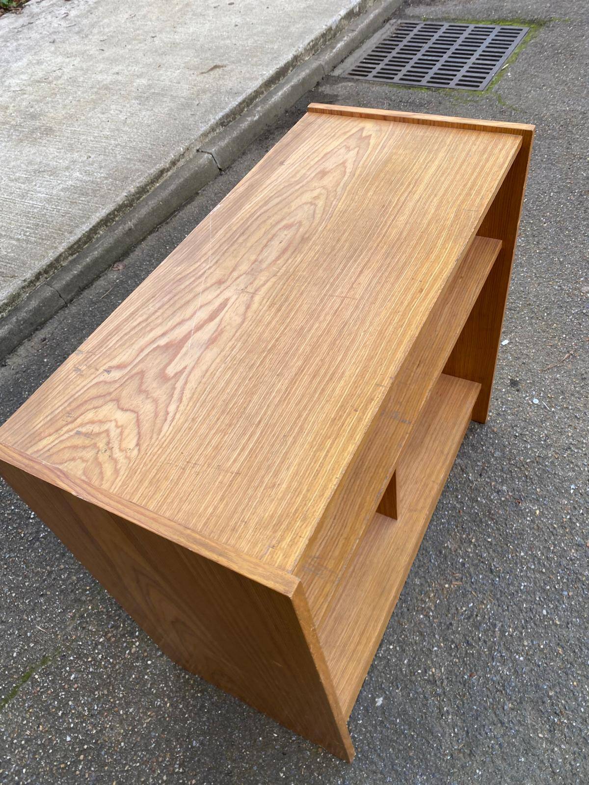 Scandinavian oak shelf 1970