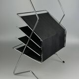 1960s/1970s Newspaper Holder Metal Plastic Space Age Mid Century