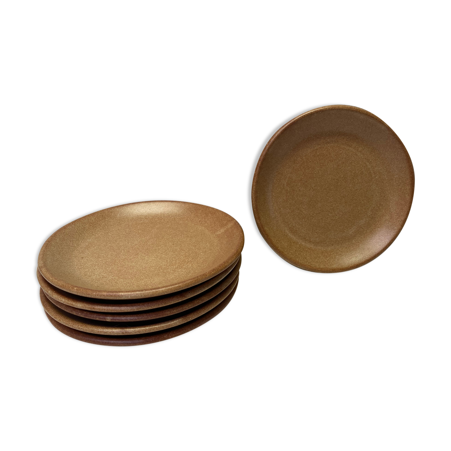 Set of 6 sandstone plates