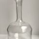 old crystal decanter monogram "H" early twentieth century