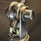 Large PIROUETT Art Deco metal chromo glass clouds lamp