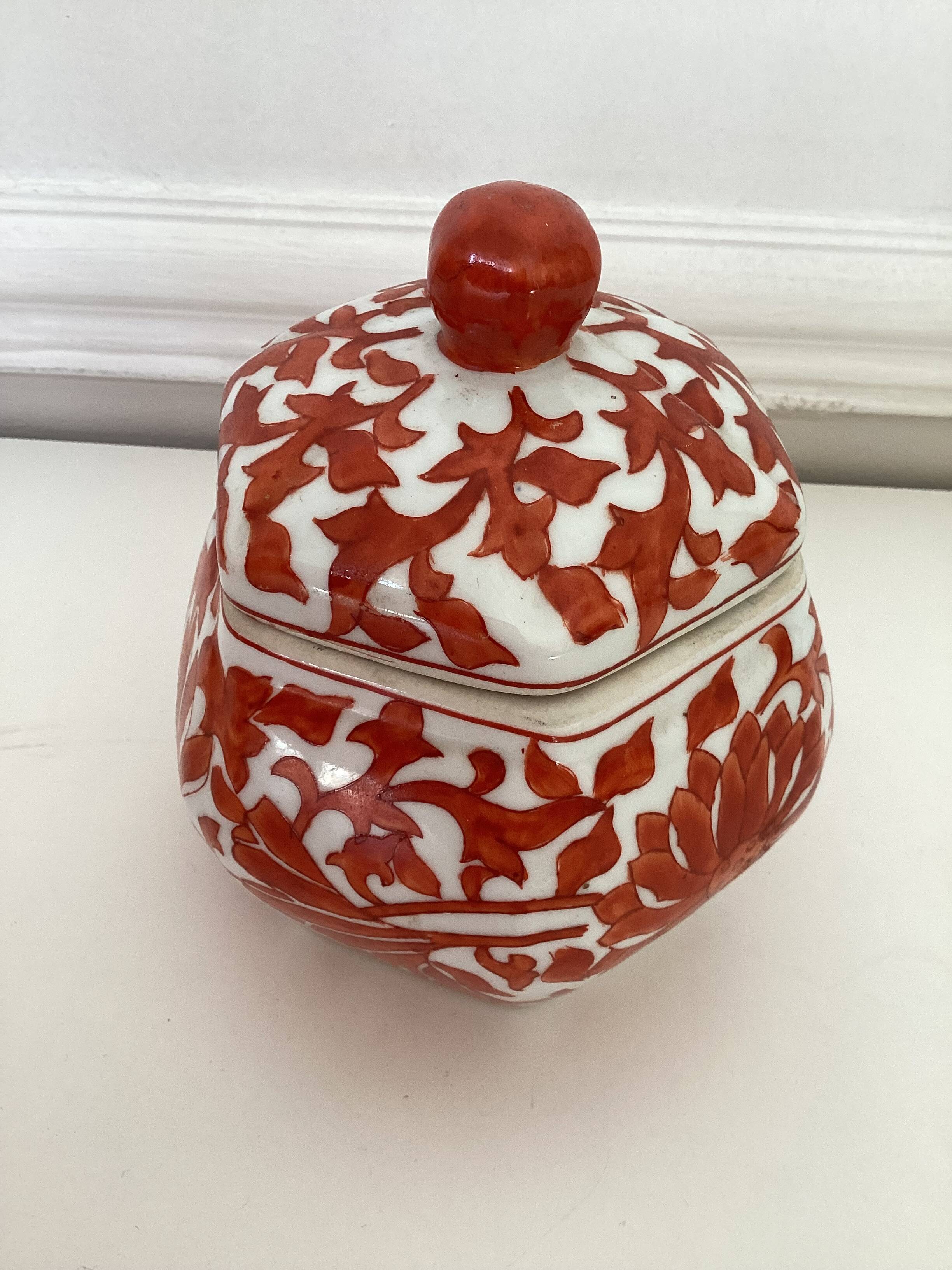 Duo of vintage ginger jars