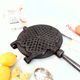 Antique Waffle Maker. French Cast Iron Waffle Pan.