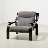 Marco Zanuso Woodline Lounge Chair for Arflex Italy 1964