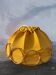 Wooden rattan and fabric suspension