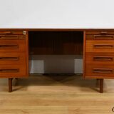 ORDO Mahogany Executive Desk – 1960