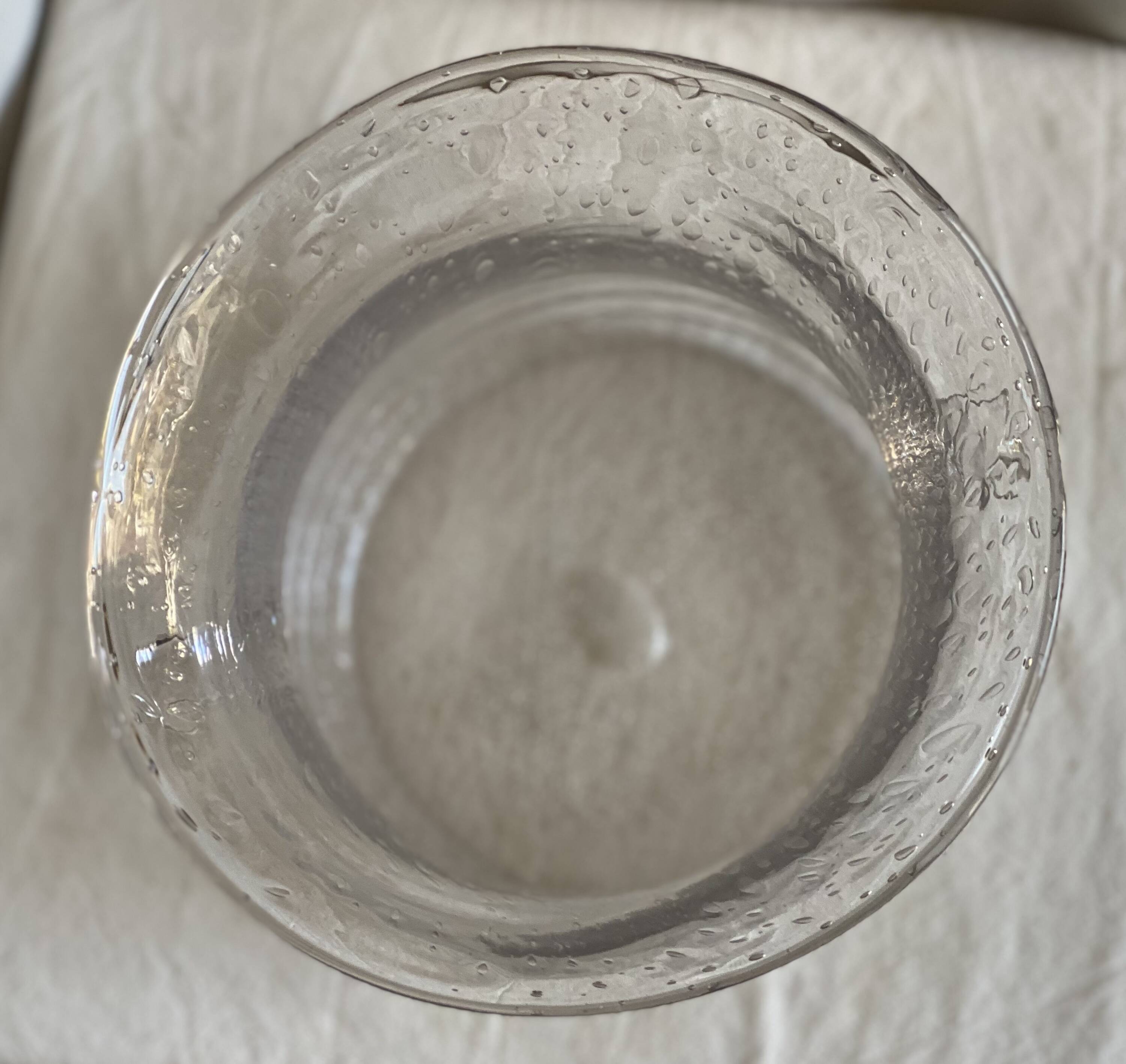 Vintage 1960s bubble glass cooler bottle bucket biot