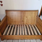 Salon canape 2 places style chalet et son fauteuil, collection jacques lele