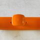 Orange wall coat rack by Syla - 1970s