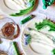 2 Assiettes en barbotine, asperges & artichaut