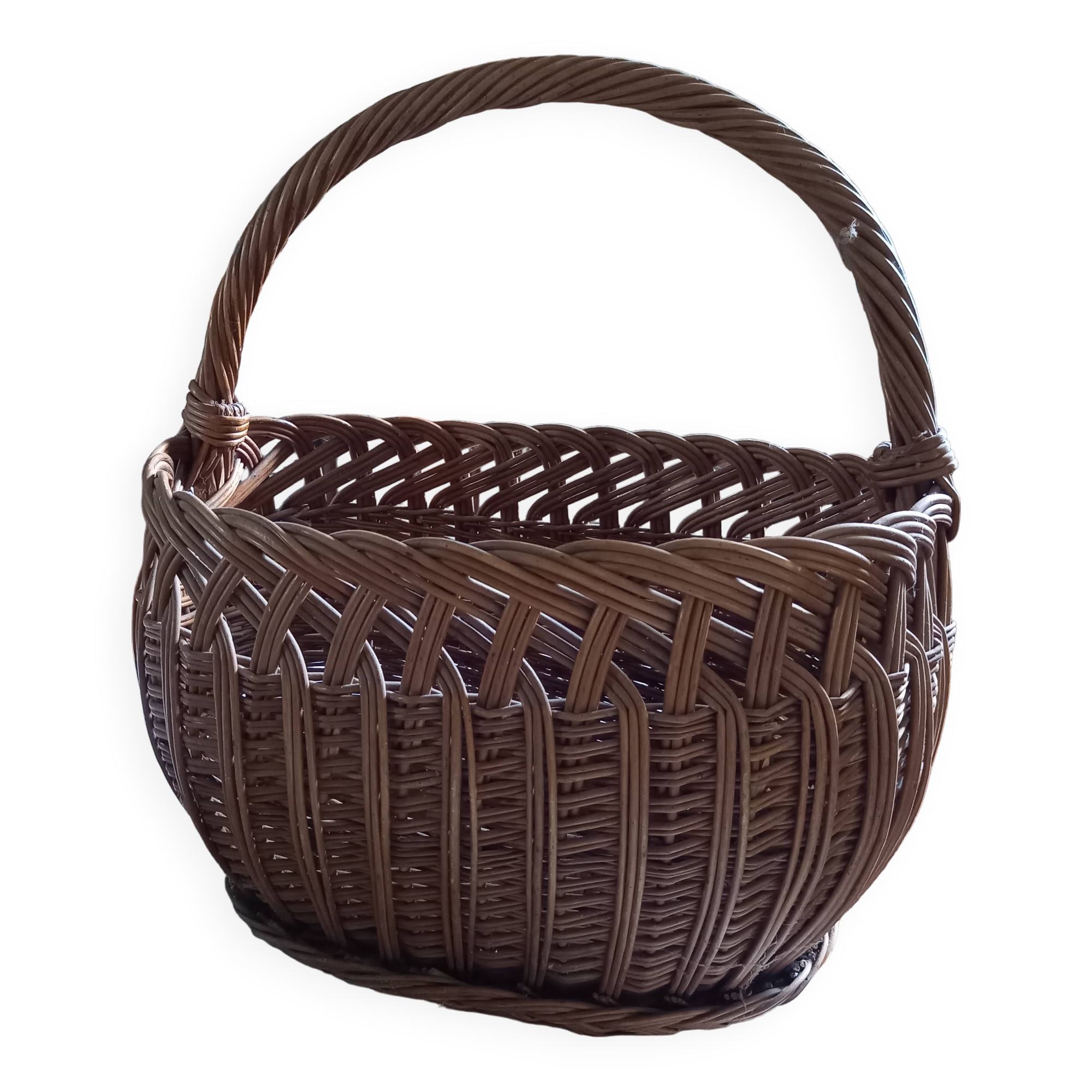 woven wicker basket
