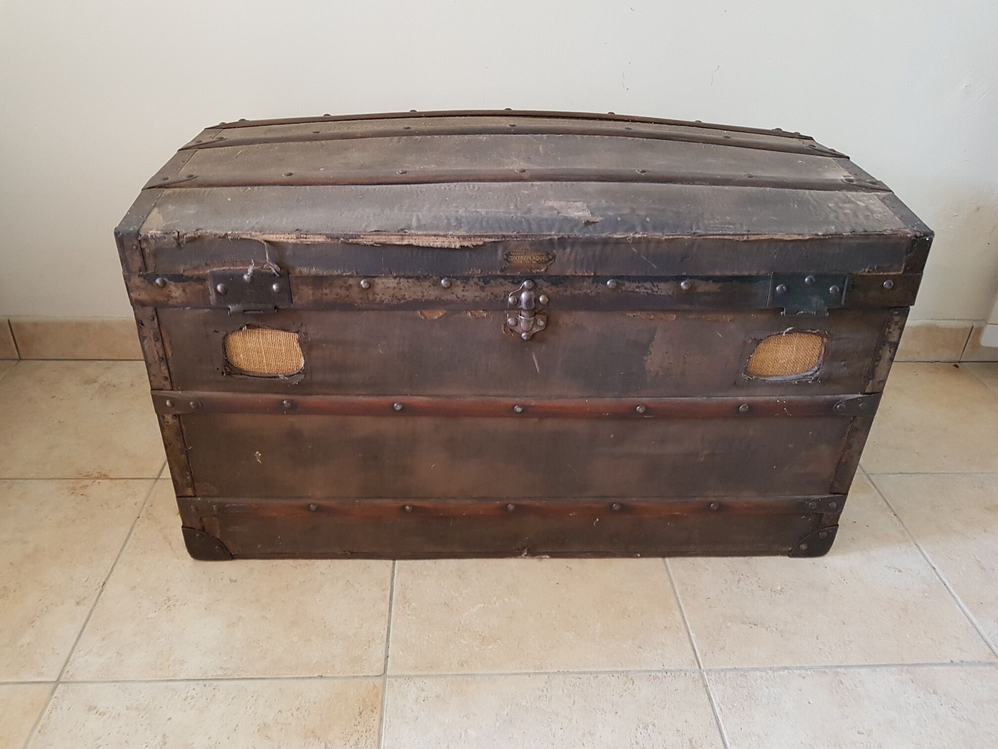 Malle bombée début XXe