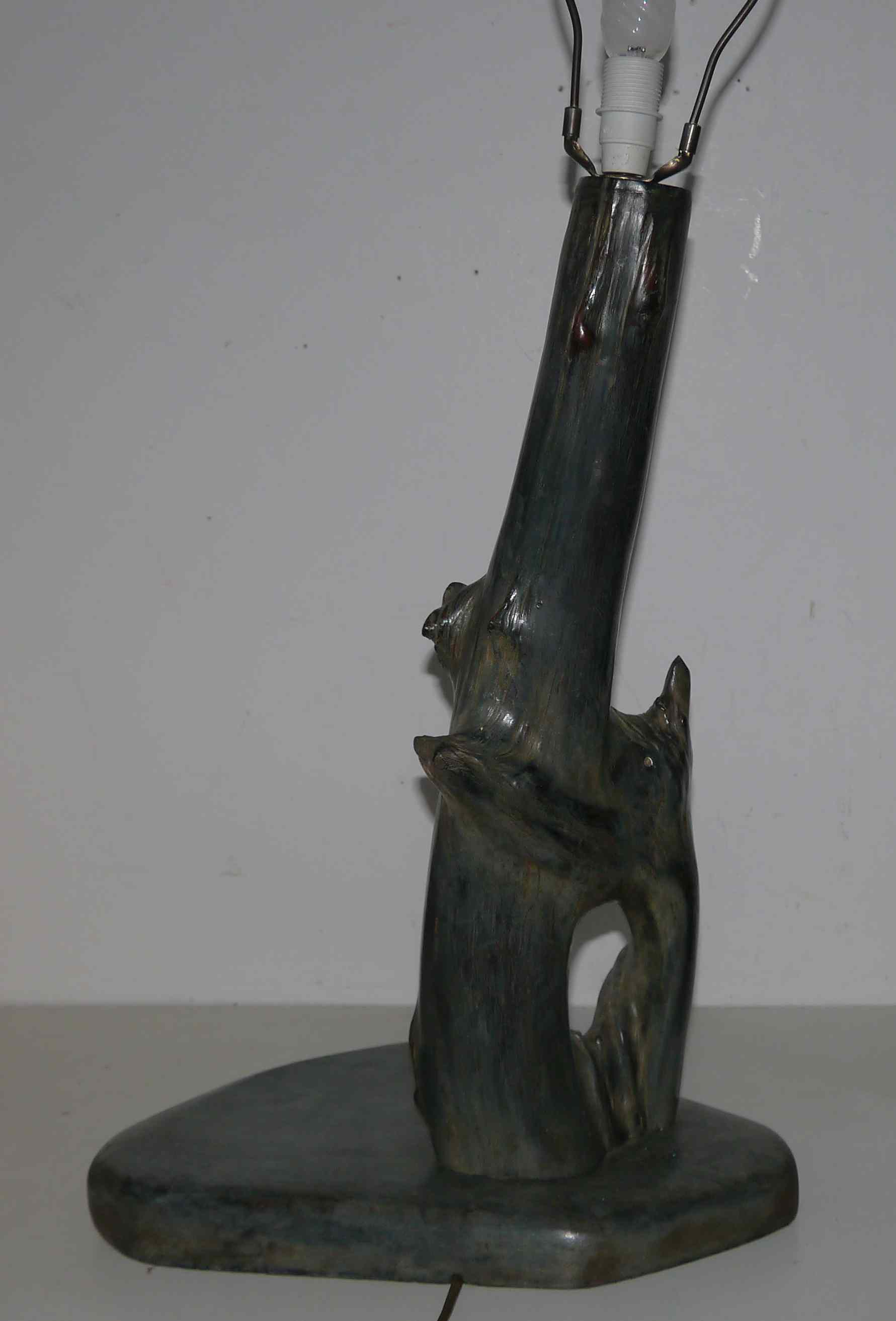 Lamp signed « Michel De Closets - Vancouver (Canada) - 1957 »