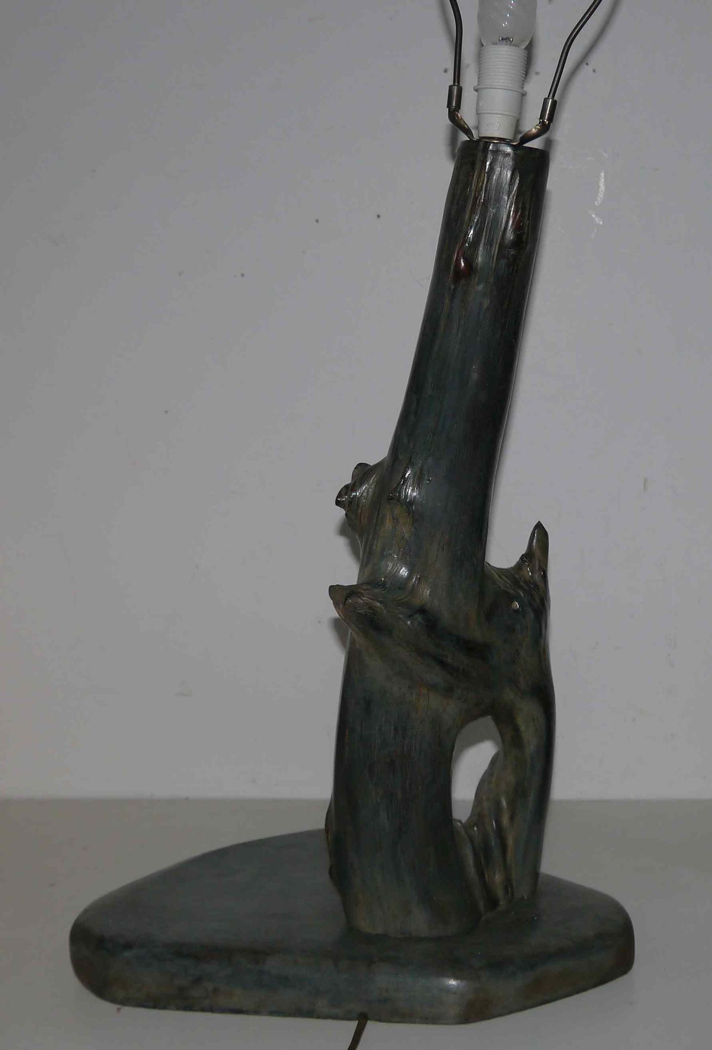 Lamp signed « Michel De Closets - Vancouver (Canada) - 1957 »