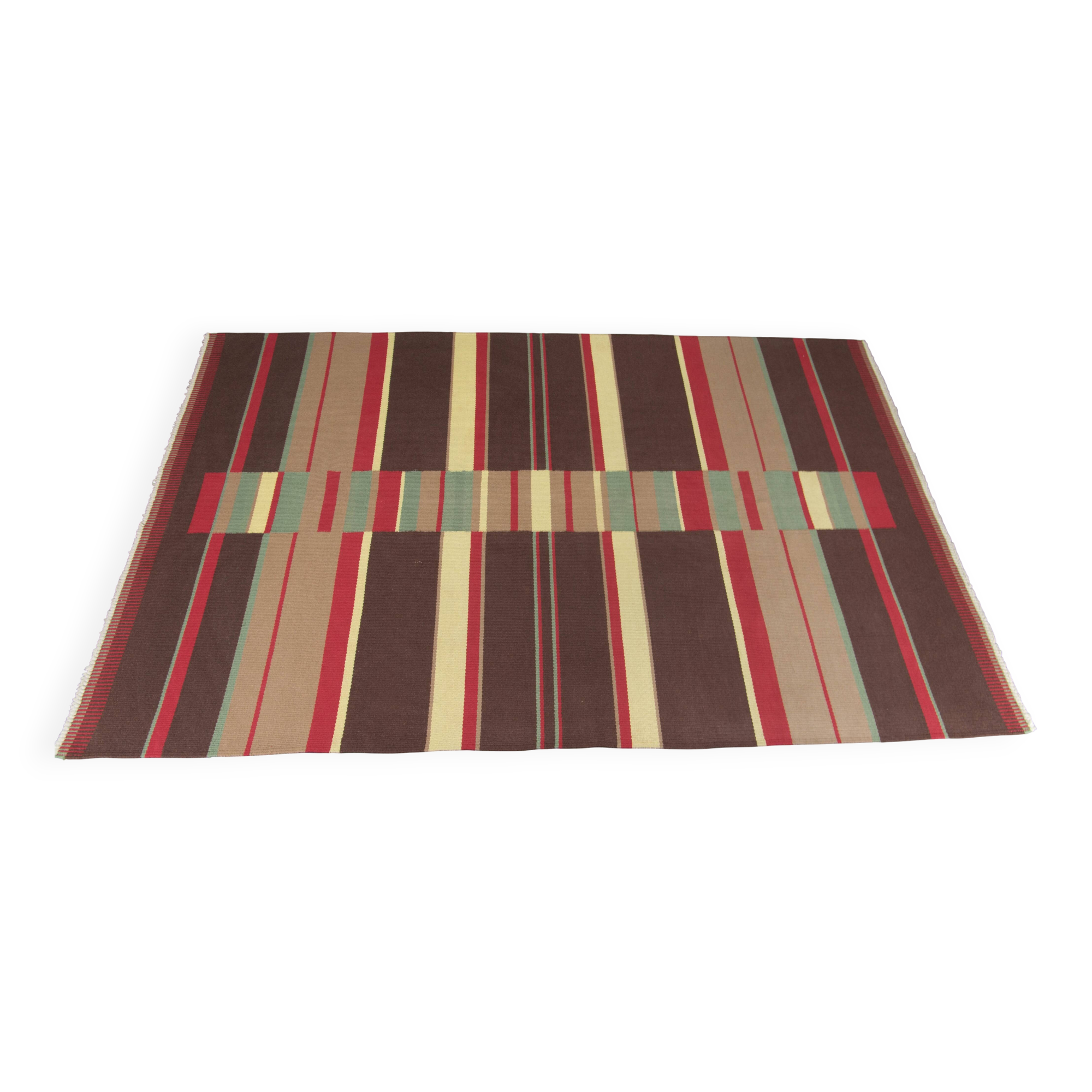 Rare Abstract Modernist Carpet by Antonin Kybal, 1948