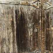 Pair of old shutters